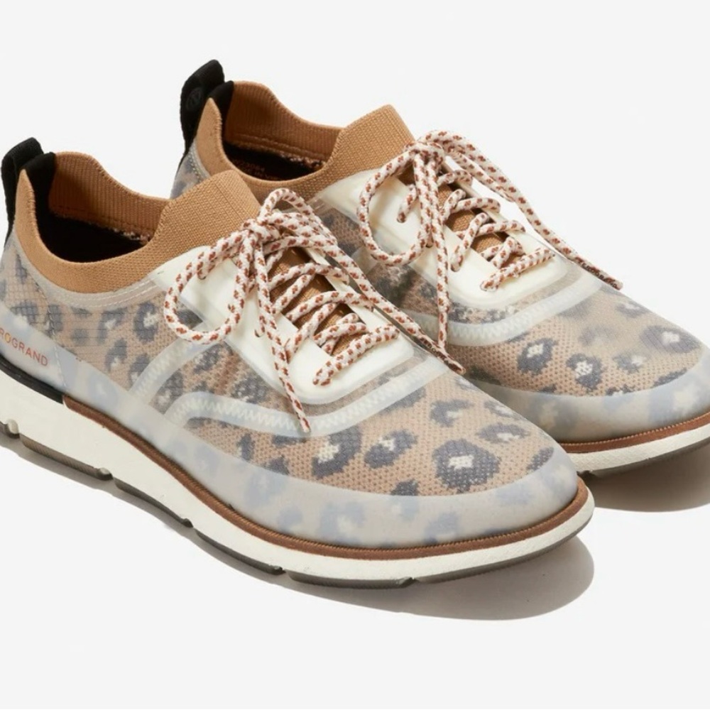 Cole Haan Women's Tan and Cream Sneakers